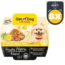 Gimdog Tuna Balıklı Ve Ananaslı Ezme Köpek Yaş Maması 100 GR * 8 Adet