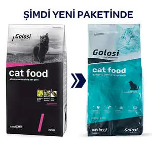 Golosi Cat Somonlu Kısırlaştırılmış Kedi Maması 20 KG - 2