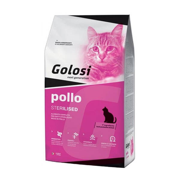 Golosi Cat Tavuk Etli Kısırlaştırılmış Kedi Maması 20 KG - 1