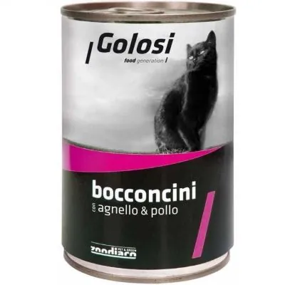 Golosi Kuzu Etli ve Tavuklu Kedi Yaş Maması 400 GR - 1