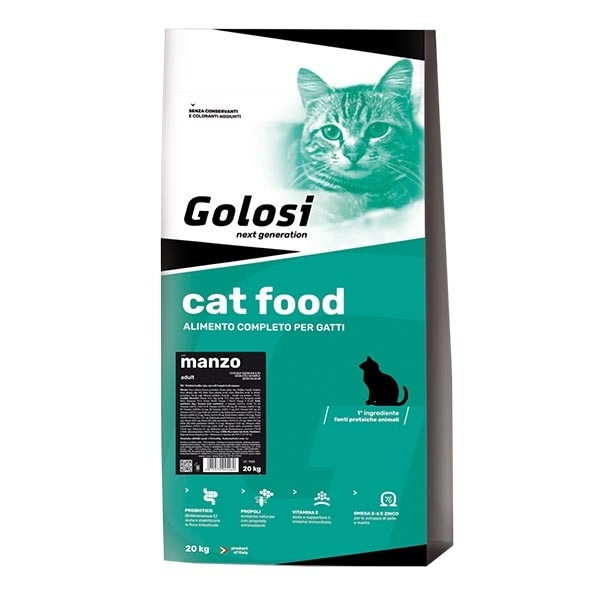 Golosi Sığır Etli Kedi Maması 20 KG - 1