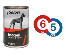 Golosi Sığır Etli ve Dana Etli Köpek Yaş Maması * 6 Adet