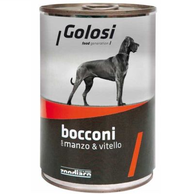 Golosi Sığır Etli ve Dana Etli Köpek Yaş Maması 400 gr - 1