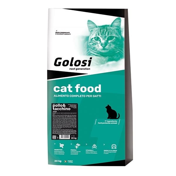 Golosi Tavuk ve Hindili Kedi Maması 20 KG - 1