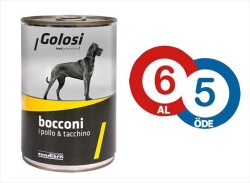Golosi Tavuk ve Hindili Köpek Yaş Maması 400 GR * 6 Adet