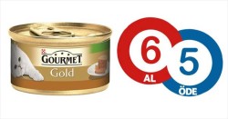 Gourmet Gold Parça Etli Alabalık Sebze Kedi Yaş Maması 85 GR (6 AL 5 ÖDE)