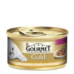 Gourmet Gold Hindili Ördekli Kedi Konservesi 85GR * 24 Adet - 2