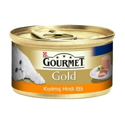 Gourmet Gold Kıyılmış Hindi Etli Kedi Konservesi 85 GR
