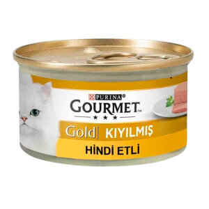 Gourmet Gold Kıyılmış Hindili Kedi Yaş Mama 85 gr
