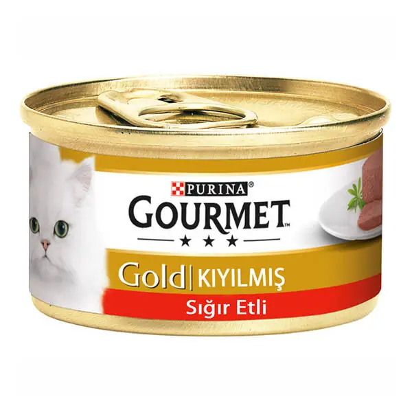 Gourmet Gold Kıyılmış Sığır Etli Kedi Konserve 85 GR - 1