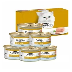 Gourmet Gold Kıyılmış Ton Balıklı Kedi Yaş Maması 85 GR x 6 Adet - 2