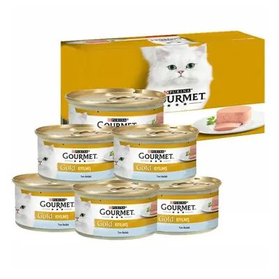 Gourmet Gold Kıyılmış Ton Balıklı Kedi Yaş Maması 85 GR x 6 Adet - 2