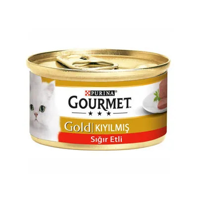 Gourmet Gold Kıyılmış Sığır Etli Kedi Konserve 85 GR x 6 Adet - 2