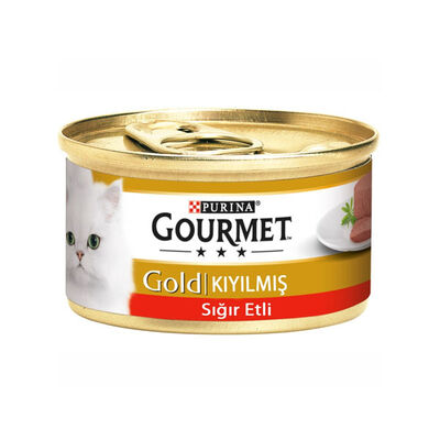 Gourmet Gold Kıyılmış Sığır Etli Kedi Yaş Maması 85 GR x 6 Adet - 2