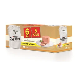 Gourmet Gold Kıyılmış Tavuklu Konserve Kedi Maması 85 GR x 6 Adet