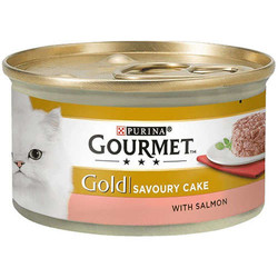 Gourmet Gold Savoury Cake Somon Balıklı Kedi Yaş Maması 85 Gr