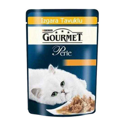 Gourmet Perle Izgara Tavuklu Kedi Yaş Maması 85GR - 1