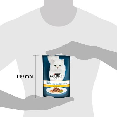 Gourmet Perle Izgara Tavuklu Kedi Yaş Maması 85GR - 3