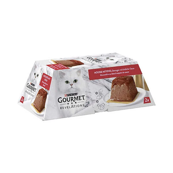 Gourmet Revelations Sığırlı Kedi Konservesi 2x57gr - 1