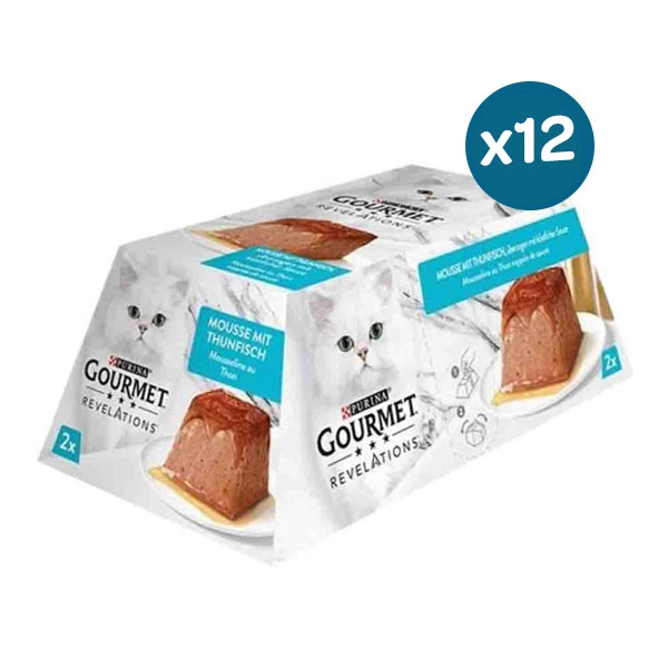 Gourmet Revelations Ton Balıklı Kedi Konservesi 2x57gr *12 - 1