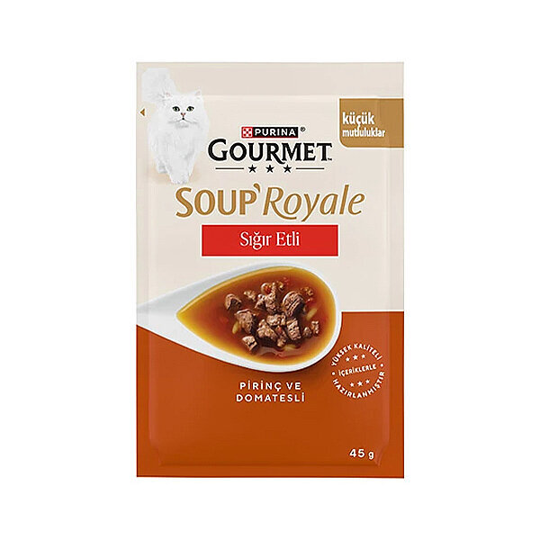 Gourmet Soup Royale Sığır Etli Kedi Çorbası 45 g
