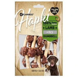 Flamingo Hapki Glutensiz Kuzulu Dumbell Köpek Ödülü 85 GR