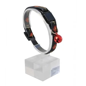 Süperman Kedi Boyun Tasması 1 Cm Siyah - 3