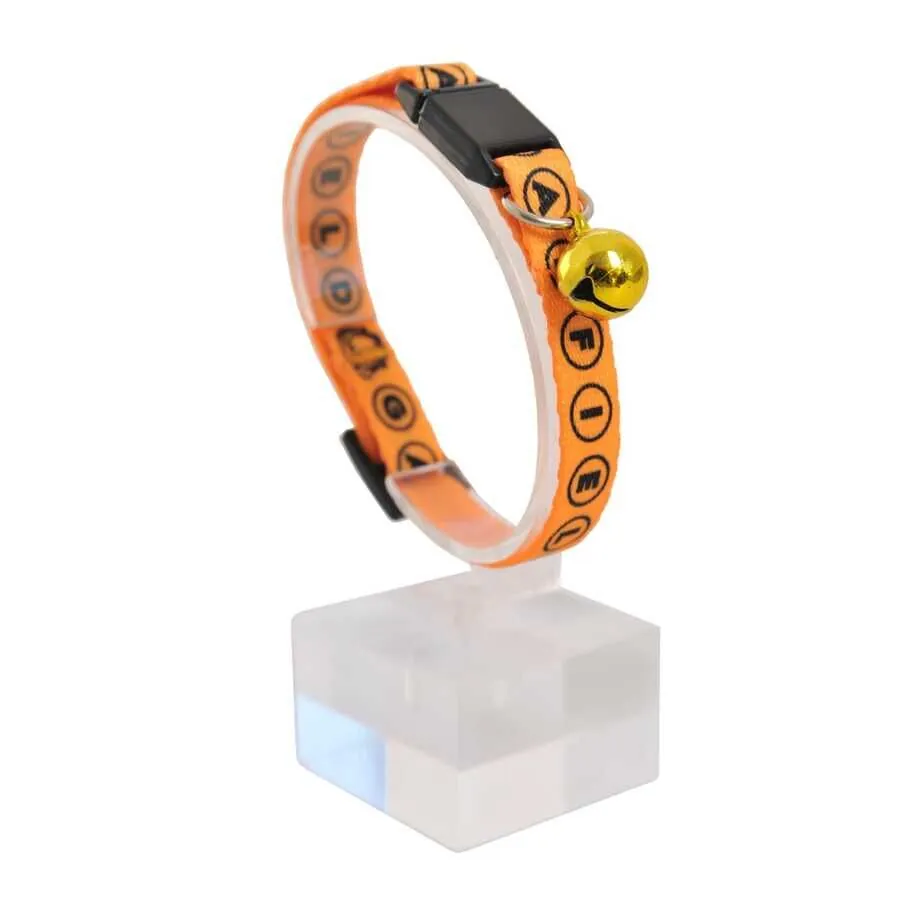 Garfield Graffiti Yuvarlak Boyun Tasması 1 Cm Sarı - 3