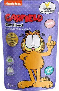 Garfield Tavuklu Yetişkin Kedi Maması 85 Gr