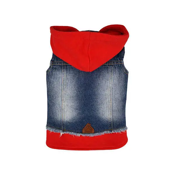 Hera Kedi & Köpek Casual Denim Yelek - 3