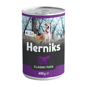 Herniks Biftekli Ezme Yetişkin Köpek Yaş Maması 400gr