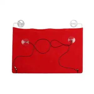 Herniks Cama Yapışan Vantuzlu Kedi Yatağı - Kırmızı - 2