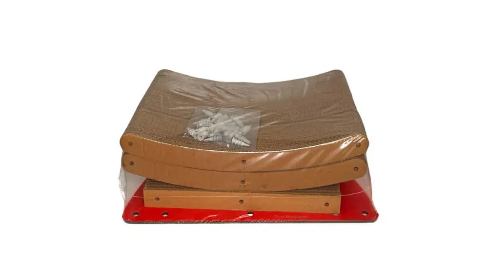 Herniks Doğal Kedi Otlu Kedi Tırmalama Evi 41x46x30 Cm - HR2030 - 3