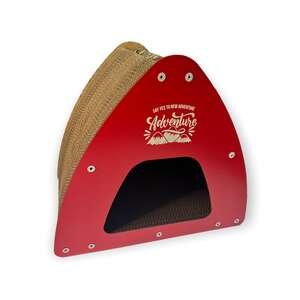 Herniks Doğal Kedi Otlu Kedi Tırmalama Evi 41x46x30 Cm - HR2030 - 2