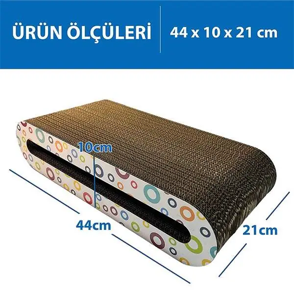 Herniks Doğal Kedi Otlu Kedi Tırmalama Kartonu 44 cm - HR2012C - 2