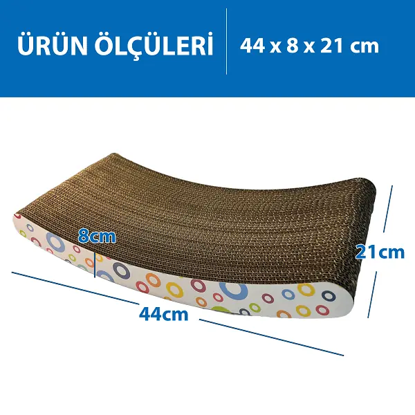 Herniks Doğal Kedi Otlu Kedi Tırmalama Kartonu 44 cm - HR2014C - 2