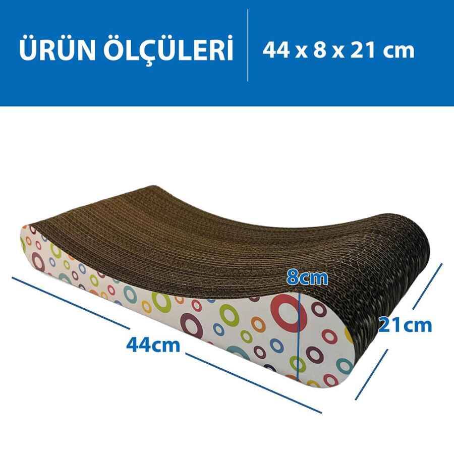 Herniks Doğal Kedi Otlu Kedi Tırmalama Kartonu 44 Cm - HR2018C - 2