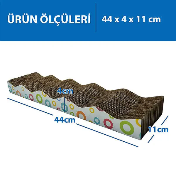 Herniks Doğal Kedi Otlu Kedi Tırmalama Kartonu 44 cm - HR2020C - 2