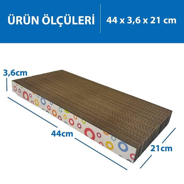 Herniks Doğal Kedi Otlu Kedi Tırmalama Kartonu 44 cm - HR2032C - 2