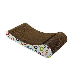 Herniks Doğal Kedi Otlu Ve Zilli Toplu Kedi Tırmalama Kartonu 44 cm - HR2023C - 5