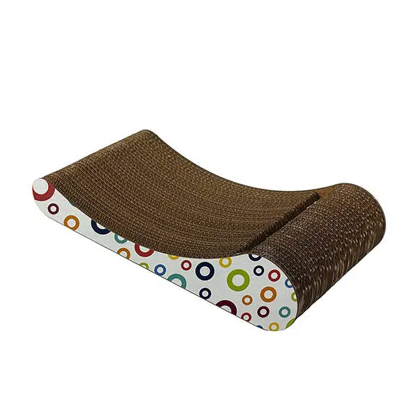 Herniks Doğal Kedi Otlu Ve Zilli Toplu Kedi Tırmalama Kartonu 44 cm - HR2023C - 5