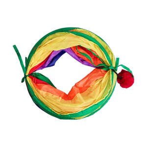 Herniks Düz Katlanabilir Gökkuşağı Kedi Tüneli 115 cm - 4