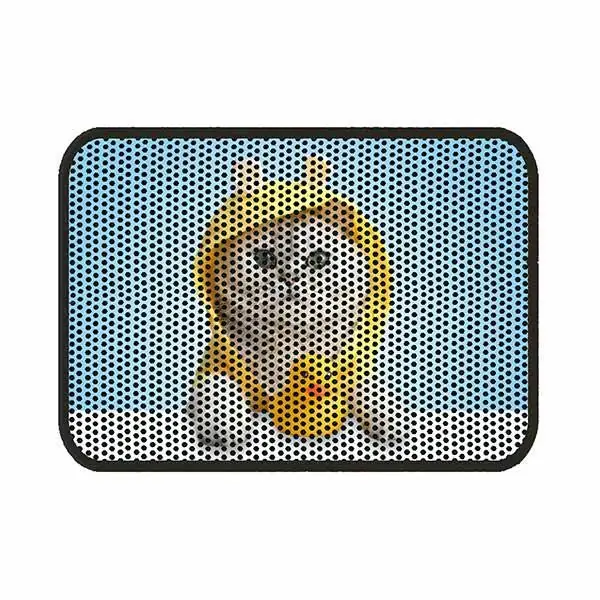 Herniks Elekli Desenli Kedi Tuvalet Önü Paspası 60 X 45 cm - Ördek - 1