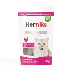 Herniks Freeze Dried Tavuk Ciğerli Kedi Ödül Maması 40 gr