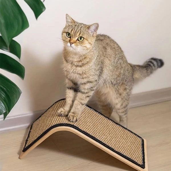 Herniks Kedi Otlu Doğal Sisal Kedi Tırmalama Rampası - 4