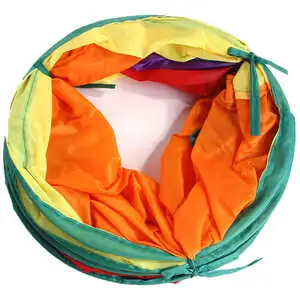 Herniks Kıvrımlı S Şeklinde Katlanabilir Gökkuşağı Kedi Tüneli 123 cm - 7