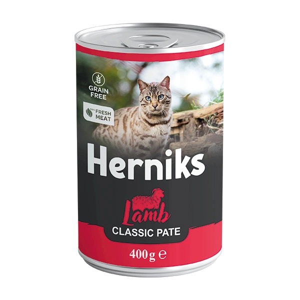 Herniks Kuzulu Ezme Yetişkin Kedi Konservesi 400gr - 1