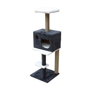 Herniks Lüks Kedi Tırmalama Evi - Gri