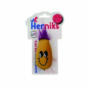 Herniks Matatabili Peluş Kedi Oyuncağı Eggy 10 Cm - Sarı