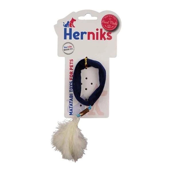 Herniks Matatabili Peluş Kedi Oyuncağı Toky 7 Cm - Lacivert - 1
